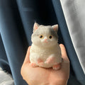 Small Fat Cat Blue And White