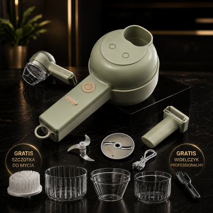 ChopZap™ Elektryczna Krajalnica 4w1 – Krojenie w 5 Sekund