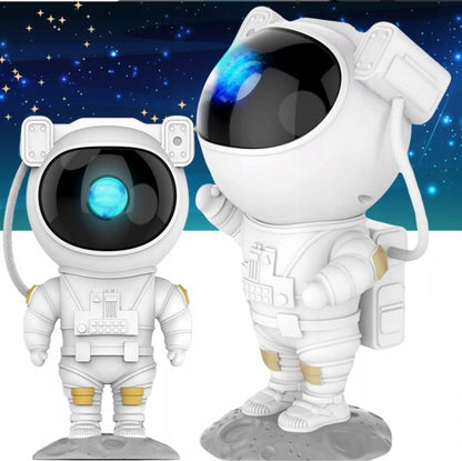 PROJEKTOR GWIAZD LAMPKA NOCNA RZUTNIK LED ASTRONAUTA KOSMONAUTA + PILOT + Darmowa dostawa