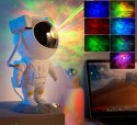 PROJEKTOR GWIAZD LAMPKA NOCNA RZUTNIK LED ASTRONAUTA KOSMONAUTA + PILOT + Darmowa dostawa