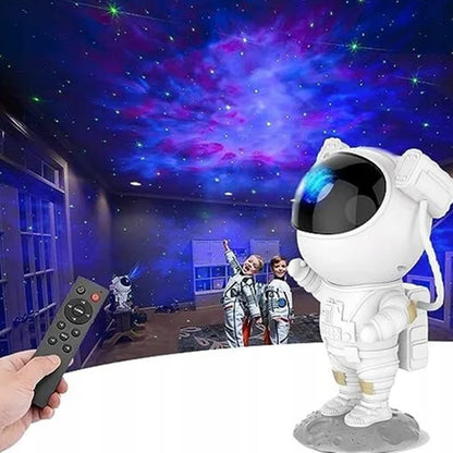 PROJEKTOR GWIAZD LAMPKA NOCNA RZUTNIK LED ASTRONAUTA KOSMONAUTA + PILOT + Darmowa dostawa