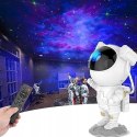 PROJEKTOR GWIAZD LAMPKA NOCNA RZUTNIK LED ASTRONAUTA KOSMONAUTA + PILOT + Darmowa dostawa